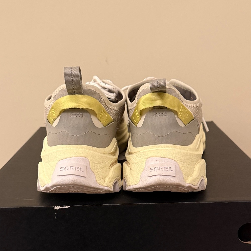 Sorel Men's Sneakers in Gray and Light Lime - Picture 5 of 6